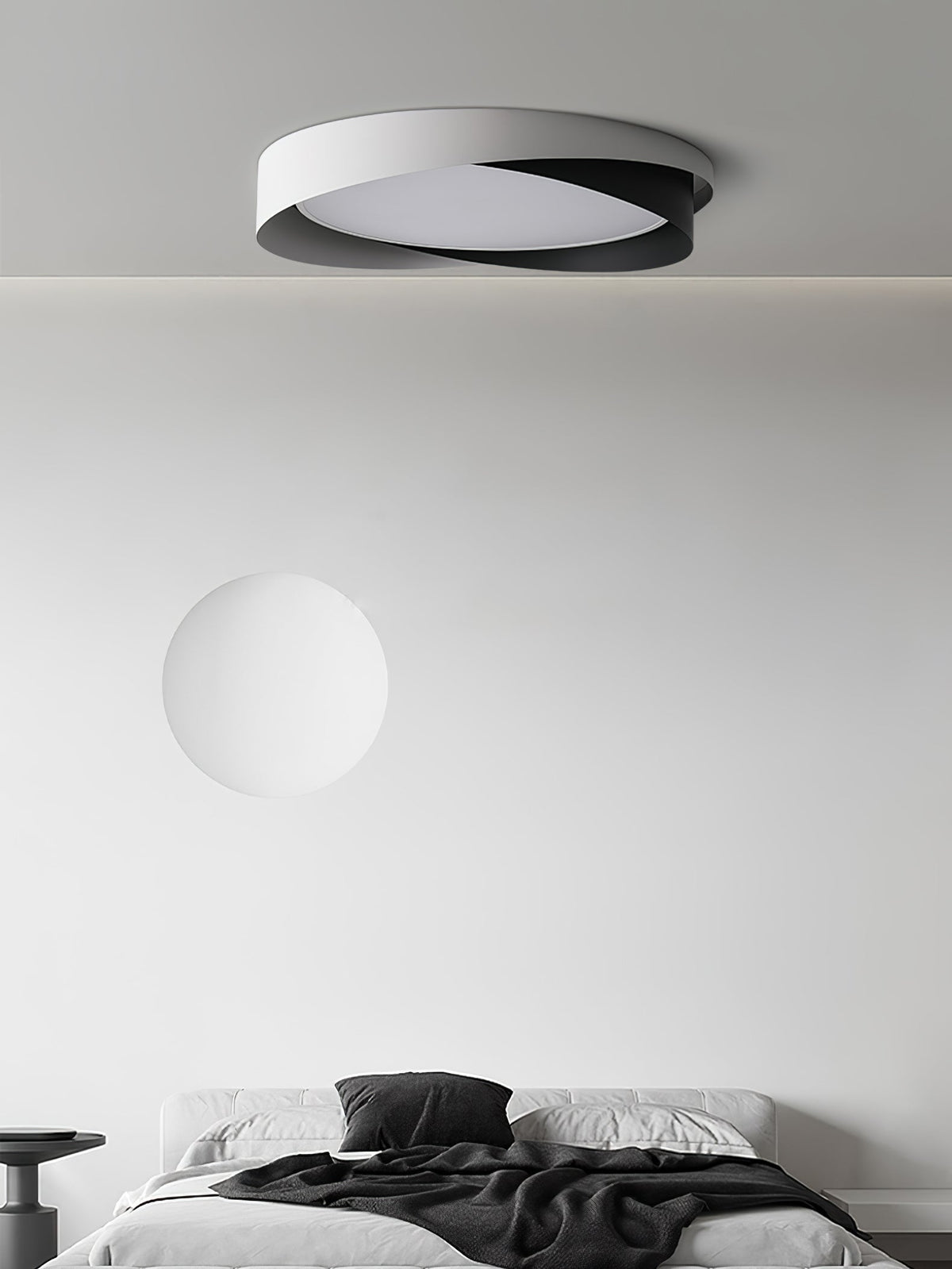 Kulaté LED stropní svítidlo Halo