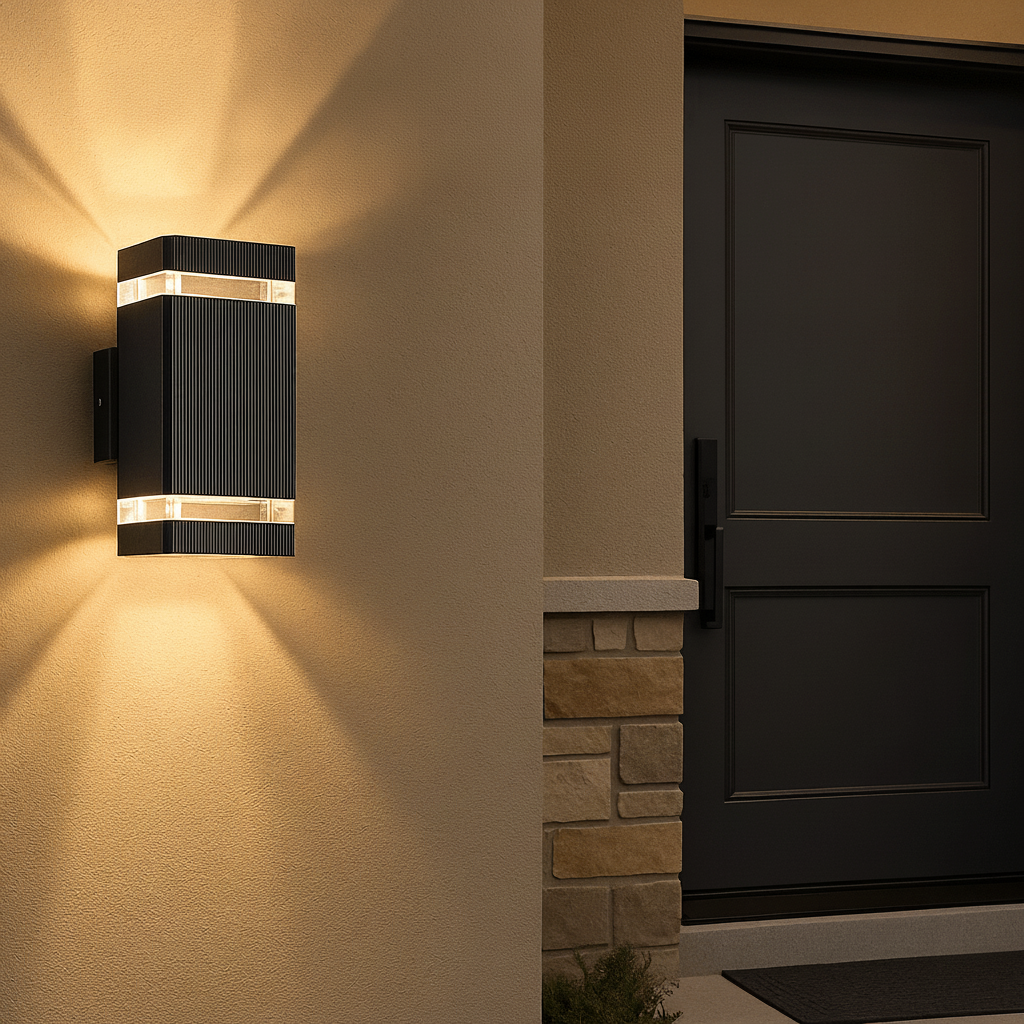 Applique murale LED montante et descendante pour façade