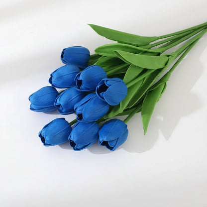 Artificial tulips, set of 10 pieces