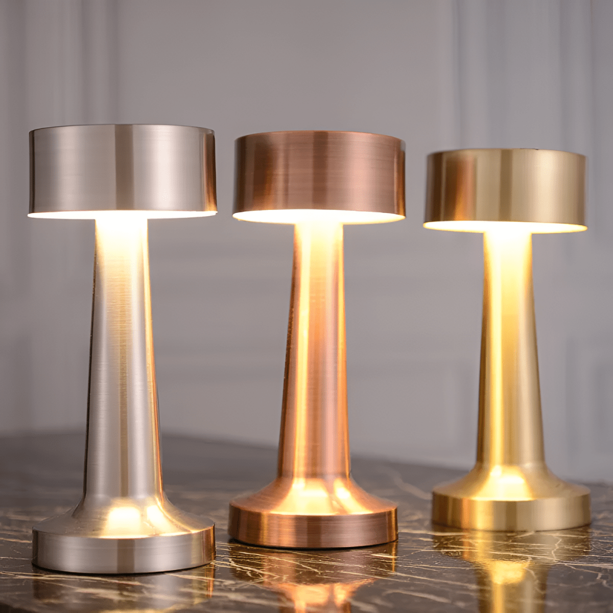 Lampe de table LED avec recharge Qi