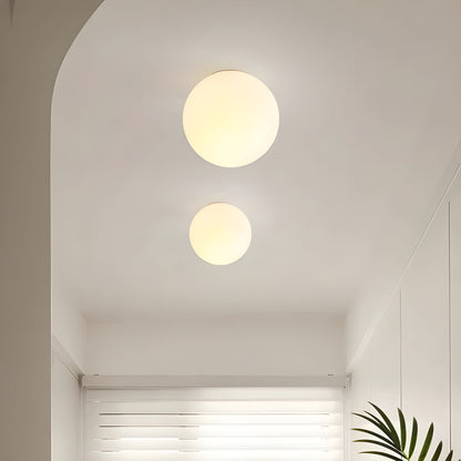 Applique boule en verre