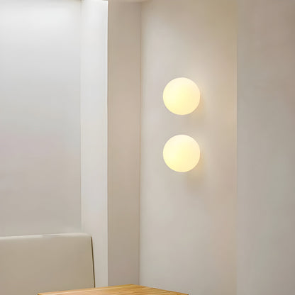 Applique boule en verre