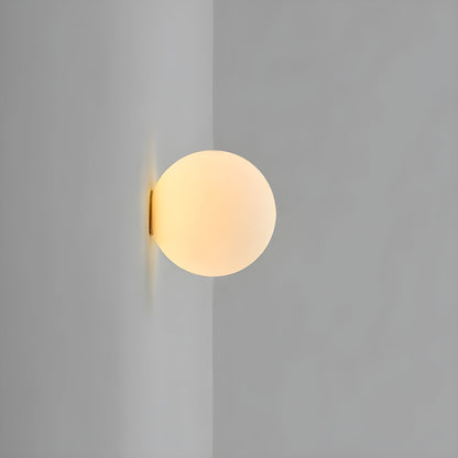 Applique boule en verre