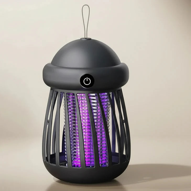 Lampe UV anti-moustiques avec grille électrique