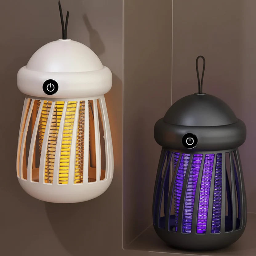 Lampe UV anti-moustiques avec grille électrique