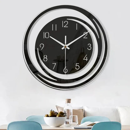 Horloge murale minimaliste en acrylique