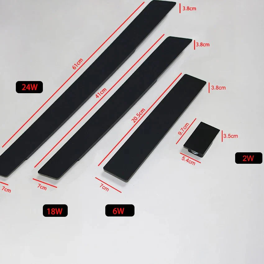 Kinkiet zewnętrzny LED aluminiowy