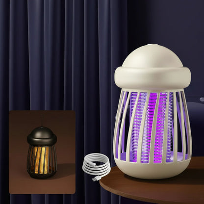 Lampe UV anti-moustiques avec grille électrique