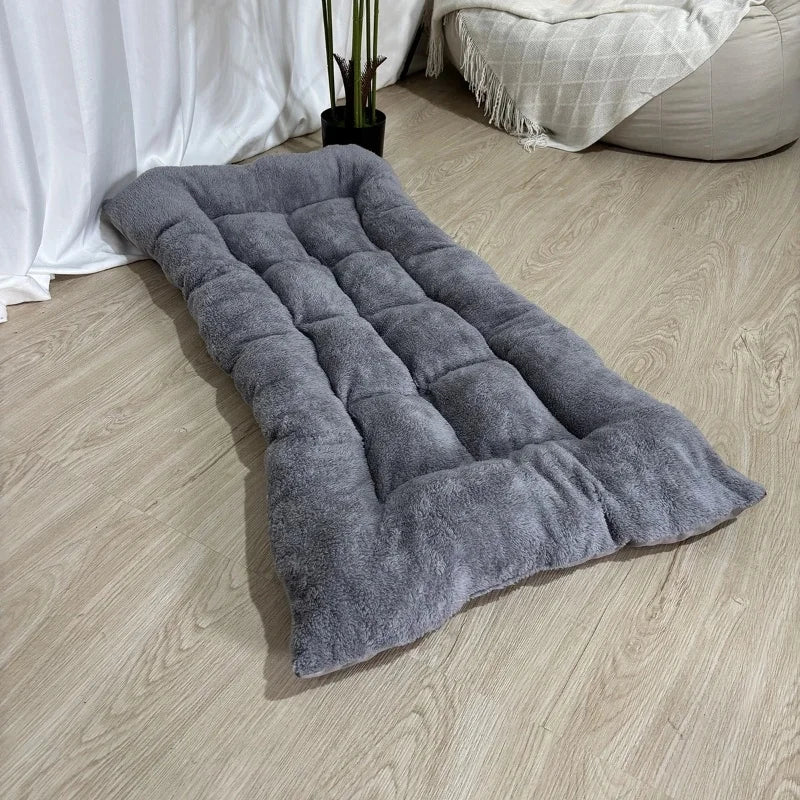 Plush dog mat