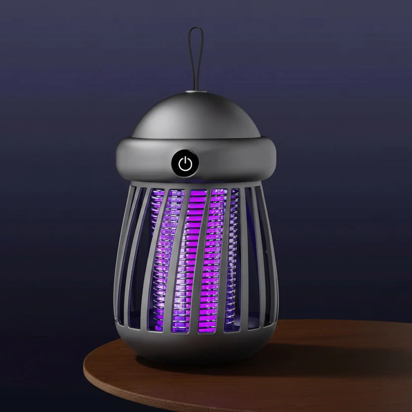 Lampe UV anti-moustiques avec grille électrique