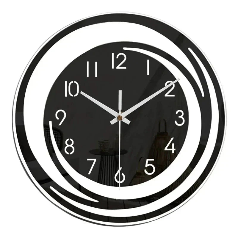 Horloge murale minimaliste en acrylique