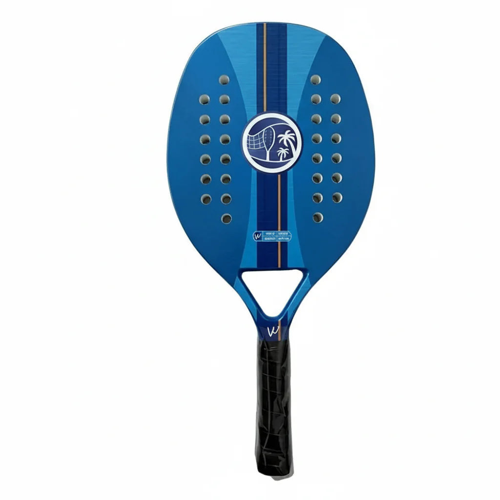 Beach tennis racket with an EVA core