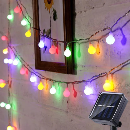 Solární LED girlanda do zahrady