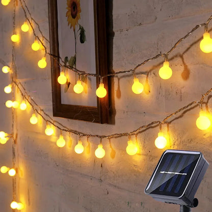 Solární LED girlanda do zahrady