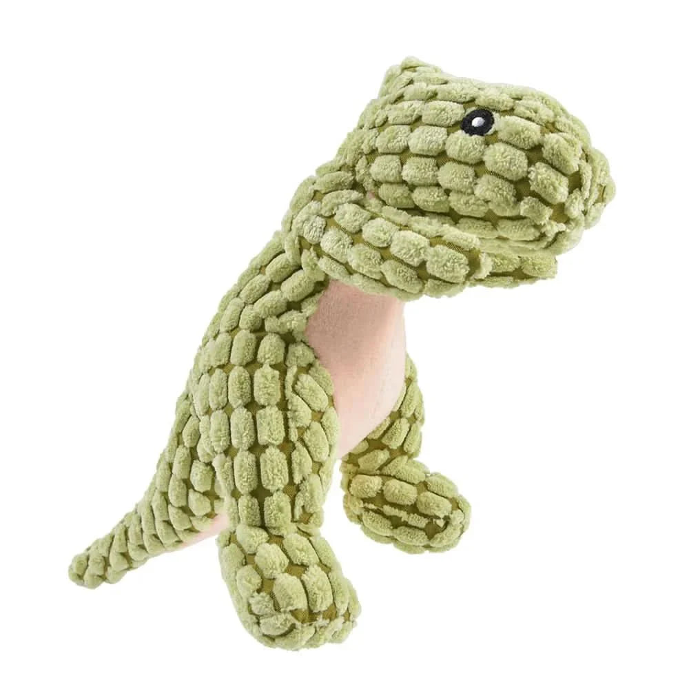 Jouet à mâcher pour chien en forme de dinosaure