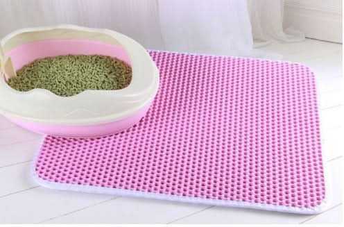 Tapis à litière double couche