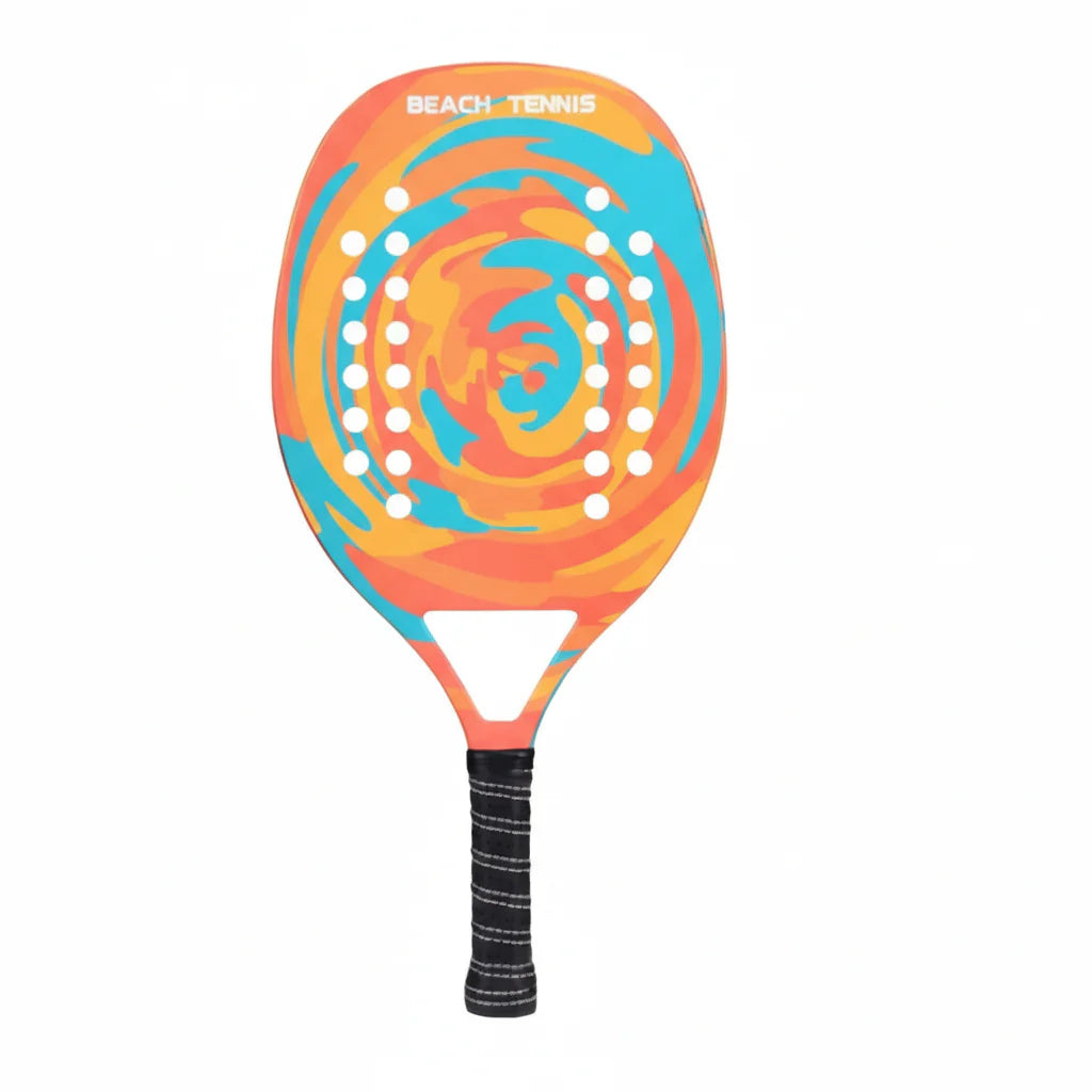 Beach tennis racket with an EVA core