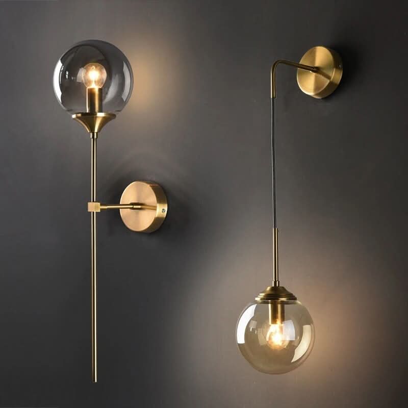 Lampa ścienna szklana
