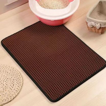 Tapis à litière double couche