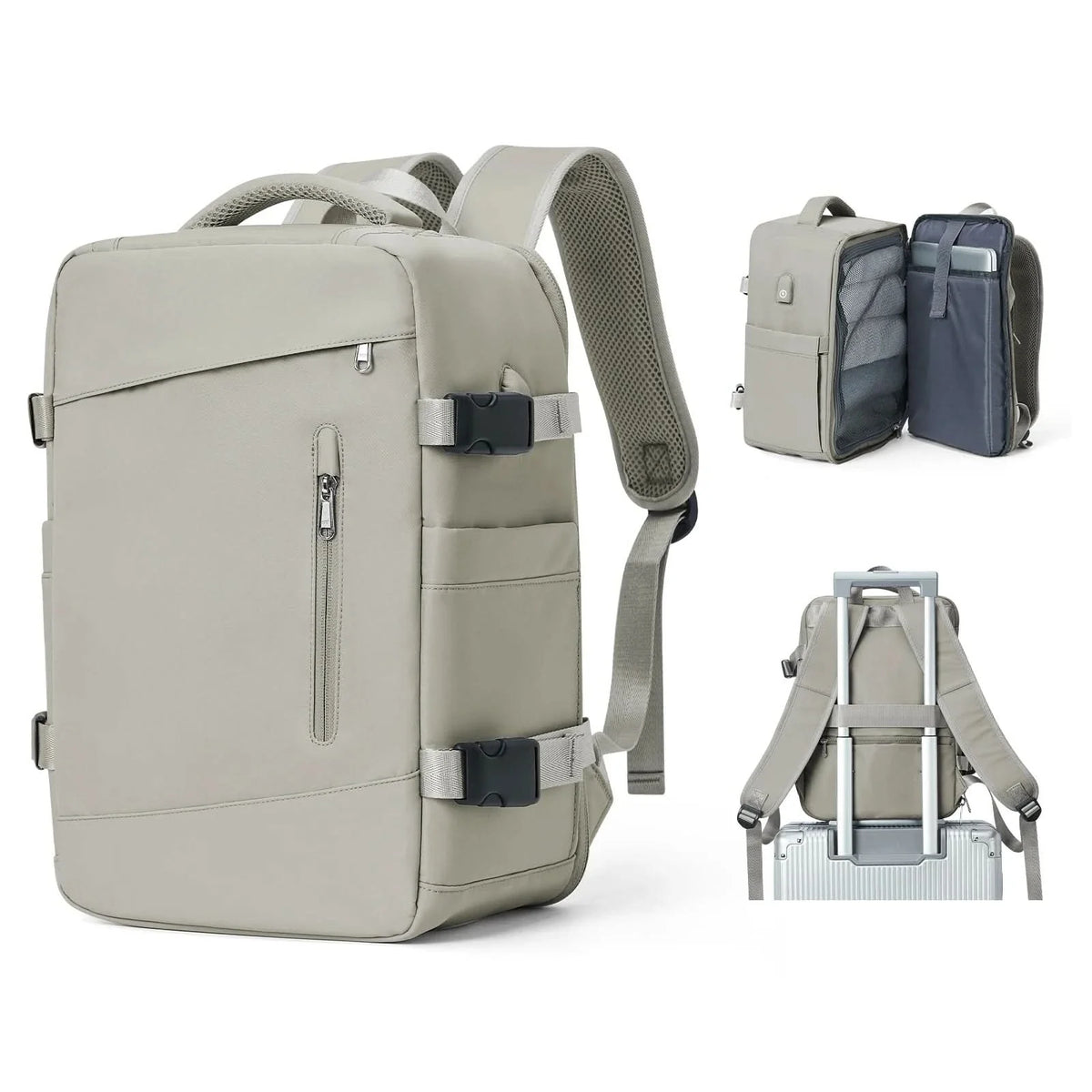Sac à dos de voyage avec compartiment pour ordinateur portable