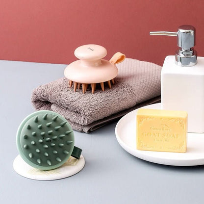 Brosse de massage du cuir chevelu