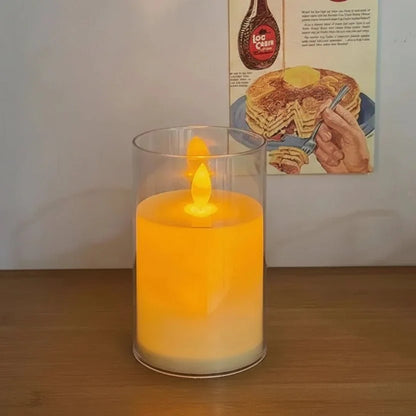 Bougie LED à lumière vacillante