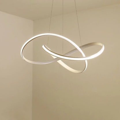 Suspension LED trèfle avec télécommande
