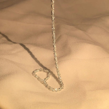 Adjustable silver bracelet
