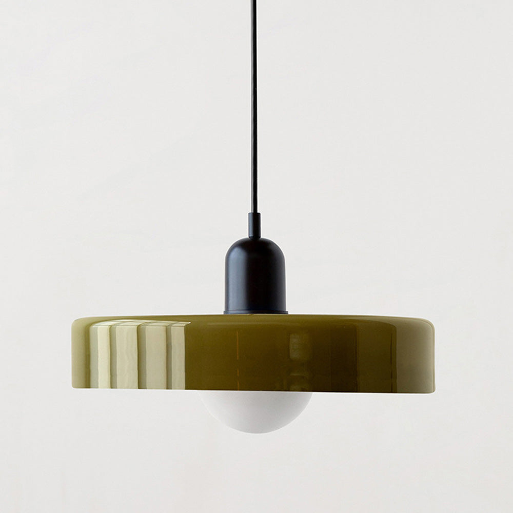 Lampa wisząca kolorowe szkło