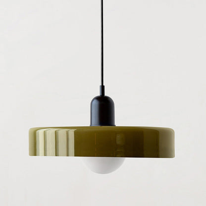 Lampa wisząca kolorowe szkło