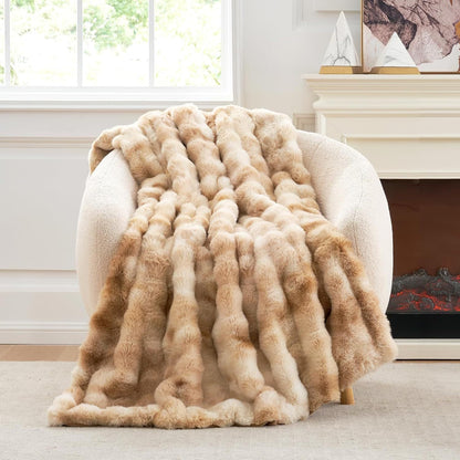 Bubble Faux Fur Blanket