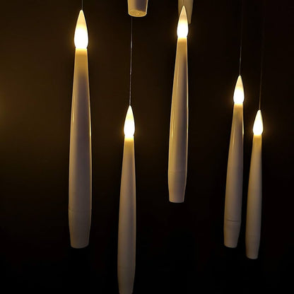 Bougies LED flottantes avec télécommande – lot de 12 pièces