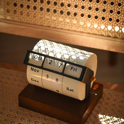 Calendrier de bureau rotatif