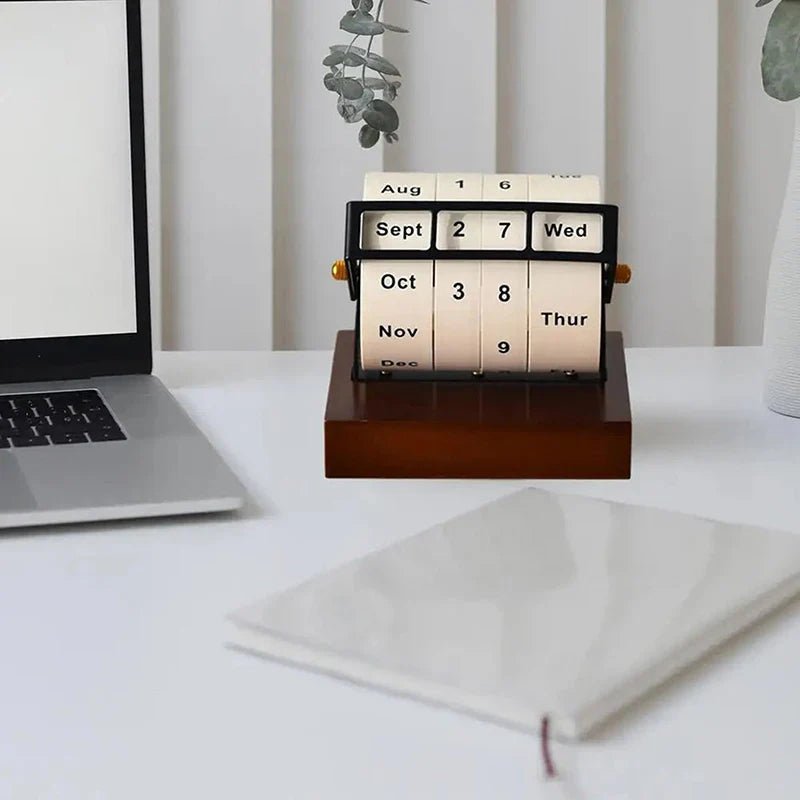 Calendrier de bureau rotatif