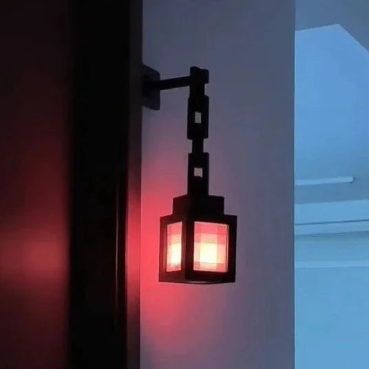 Lampe de chevet LED rétro pixelisée