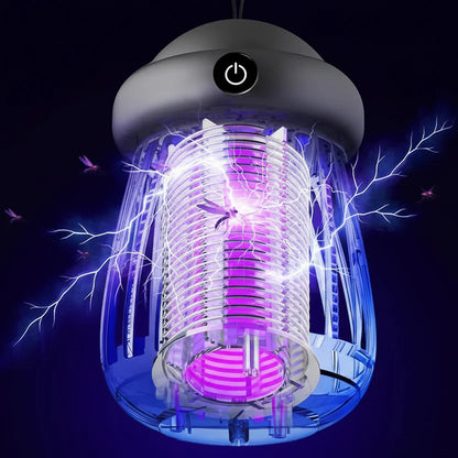 Lampe UV anti-moustiques avec grille électrique