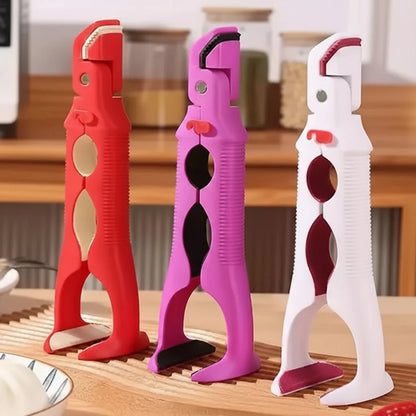 Pince de cuisine avec ouvre-bouteille
