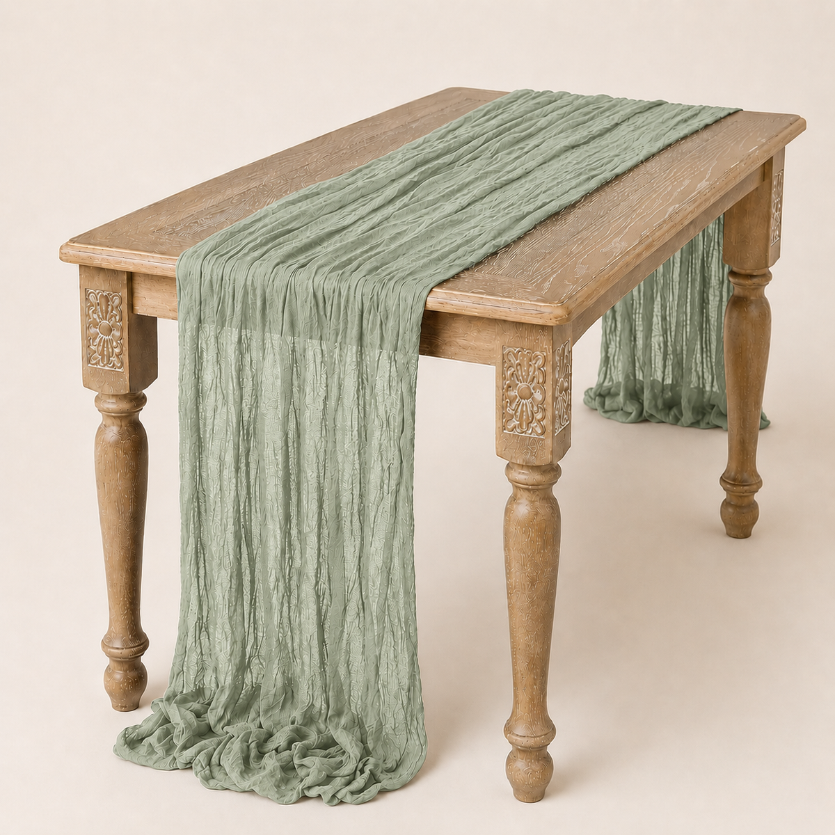 Gauze table runner