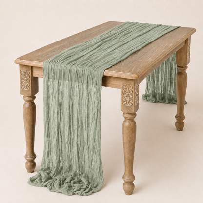 Gauze table runner