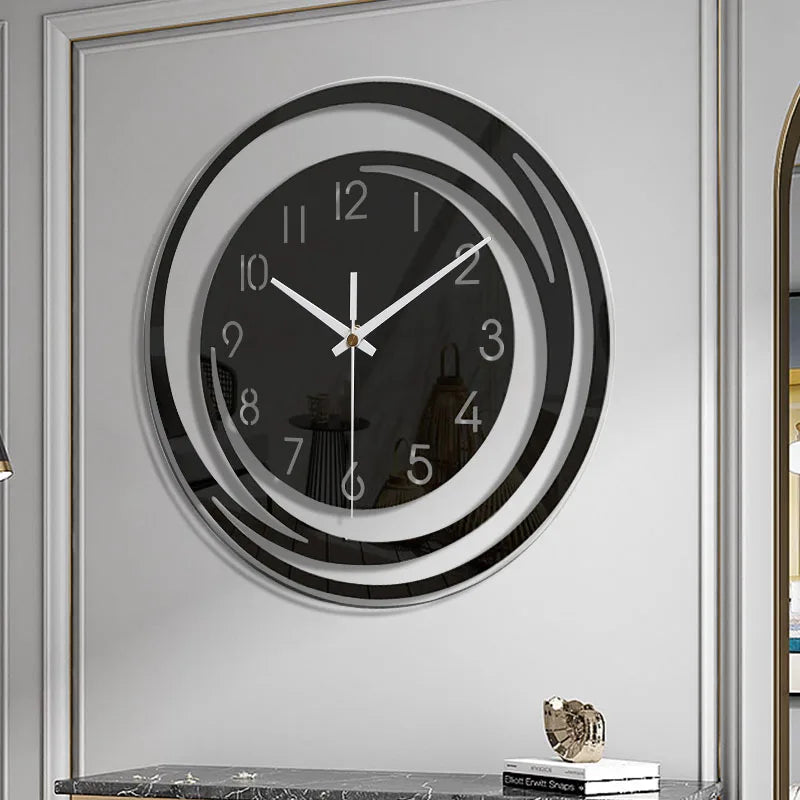 Horloge murale minimaliste en acrylique