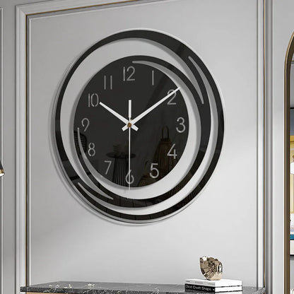 Horloge murale minimaliste en acrylique