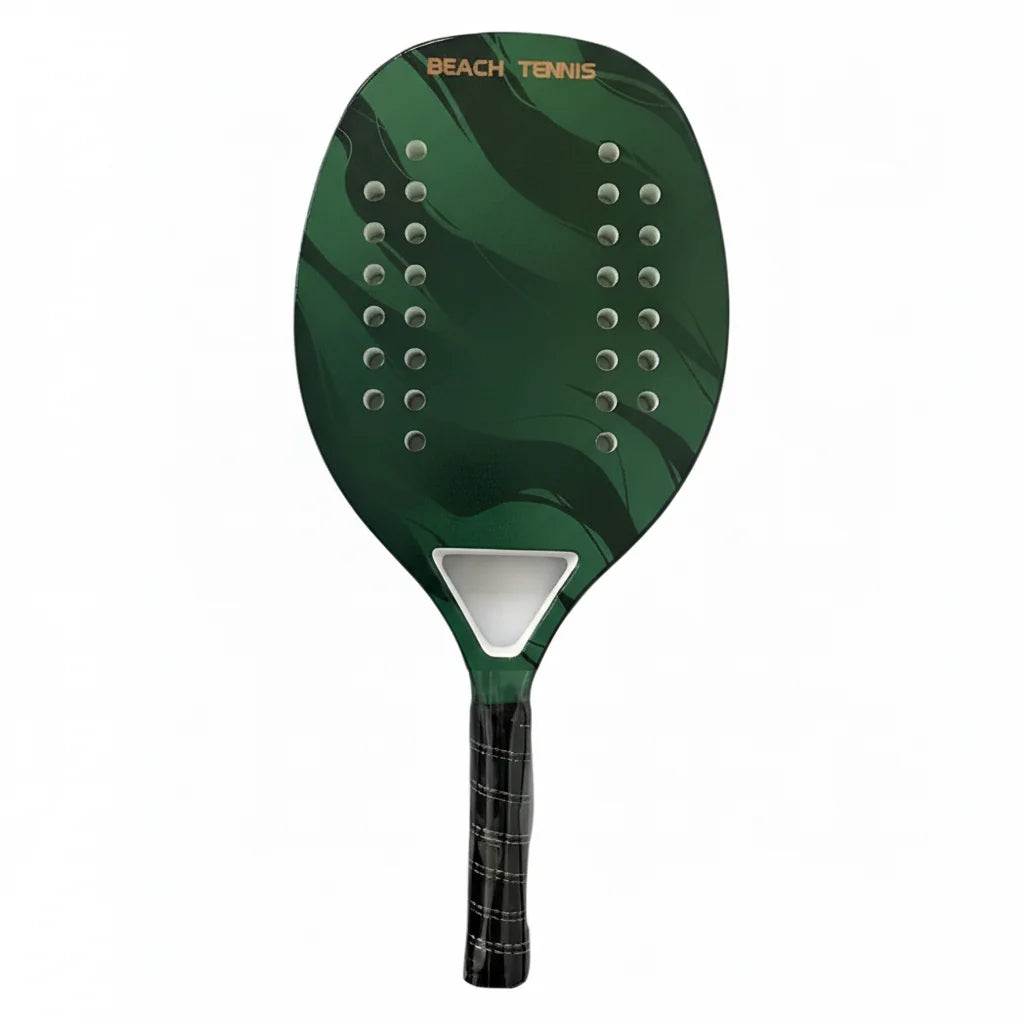 Beach tennis racket with an EVA core