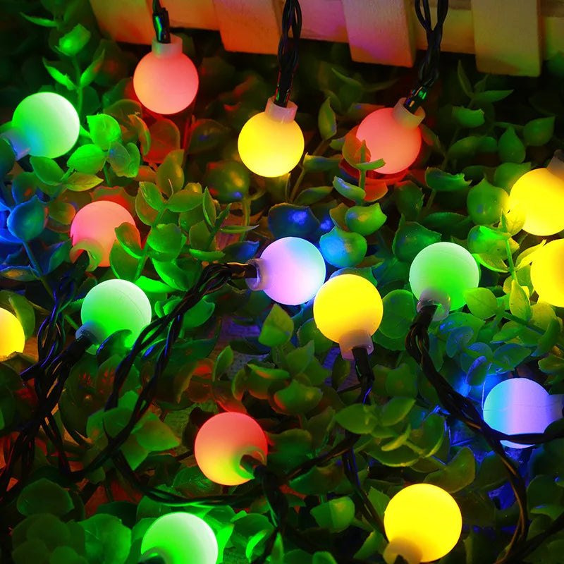Solární LED girlanda do zahrady