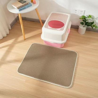 Tapis à litière double couche