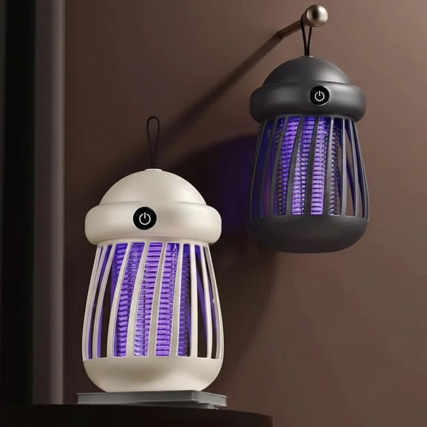 Lampe UV anti-moustiques avec grille électrique