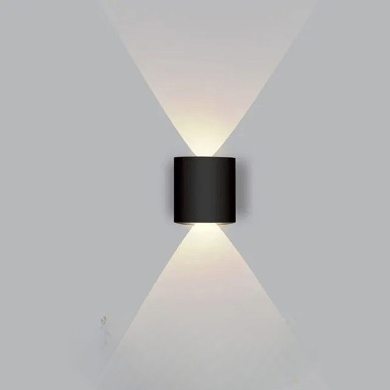 Outdoor LED up-and-down wall light