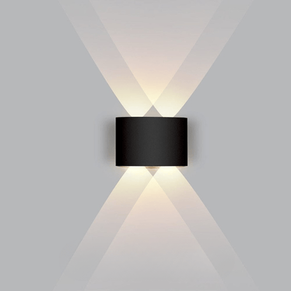 Outdoor LED up-and-down wall light