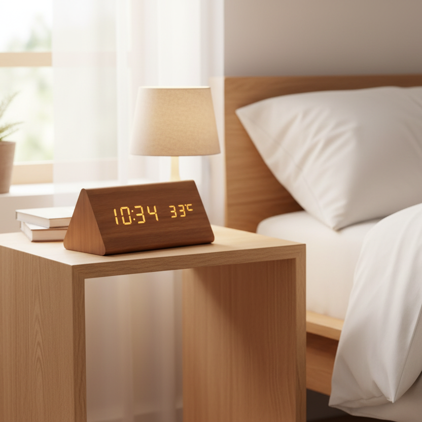 Réveil LED avec activation sonore