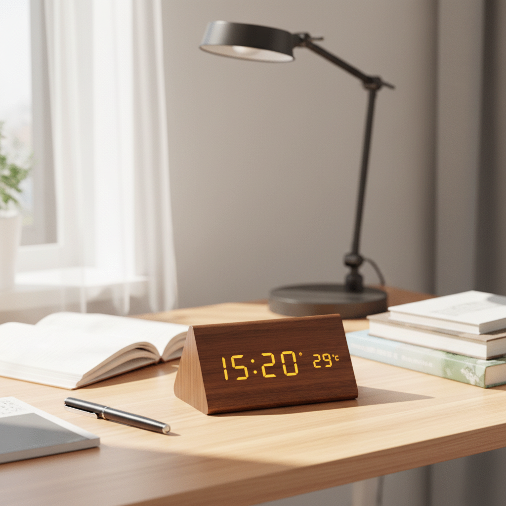 Réveil LED avec activation sonore