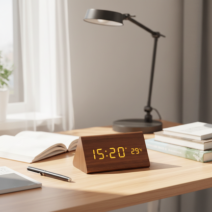 Réveil LED avec activation sonore